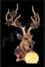 Đèn Vách Cổ Hình Đầu Hươu VC 9147/1 Hufa