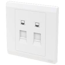 Bộ ổ cắm mạng đôi ZTCZ173014R0010 ABB