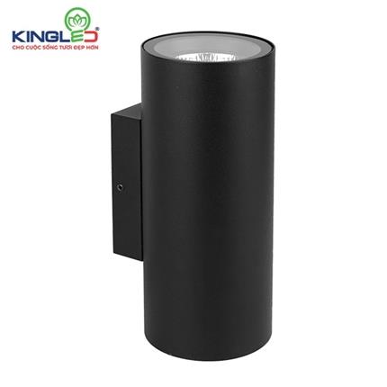 Đèn Led gắn tường ngoài trời LWA0047-2S-BK Kingled