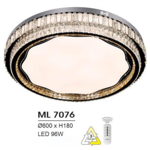 Đèn mâm led trang trí ML 7076 Hufa