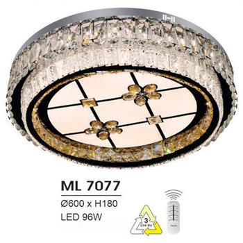 Đèn mâm led trang trí ML 7077 Hufa