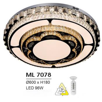 Đèn mâm led trang trí ML 7078 Hufa