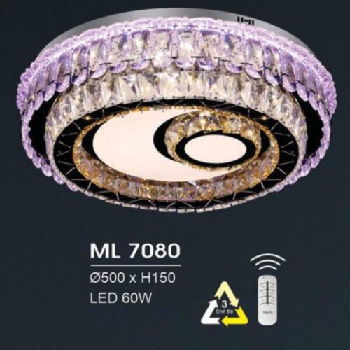 Đèn mâm led trang trí ML 7080 Hufa