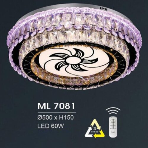 Đèn mâm led trang trí ML 7081 Hufa