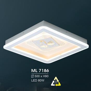 Đèn mâm led trang trí ML 7186 Hufa