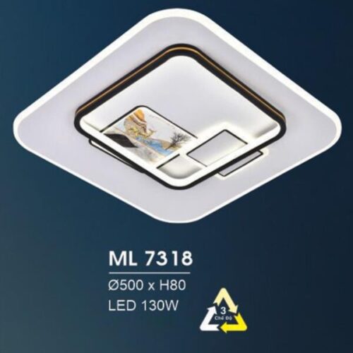 Đèn mâm led trang trí ML 7318 Hufa