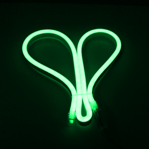 Led dây kiểu Neon bẻ góc 2 chiều ánh sáng Xanh Lục NEL02 Duhal