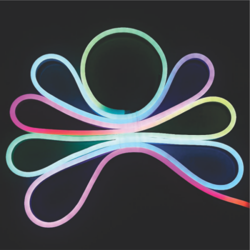 Led Dây Kiểu Neon Bẻ Góc 2 Chiều Đổi Màu NERGB01 Duhal