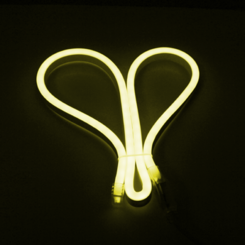 Led dây kiểu Neon bẻ góc 2 chiều ánh sáng Vàng NEV01 Duhal