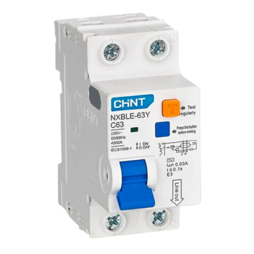 RCBO NXBLE-63Y 1P+N 30mA 105540 CHINT