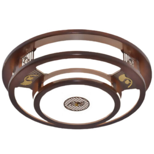 Đèn mâm ốp trần gỗ OTG 32 Hufa