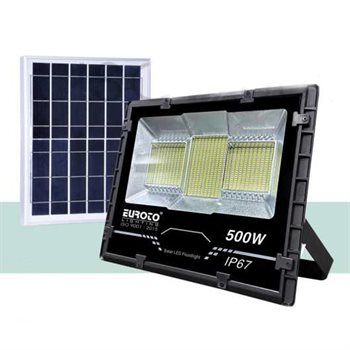 Đèn pha năng lượng mặt trời 500W SOLAR - 124 Euroto