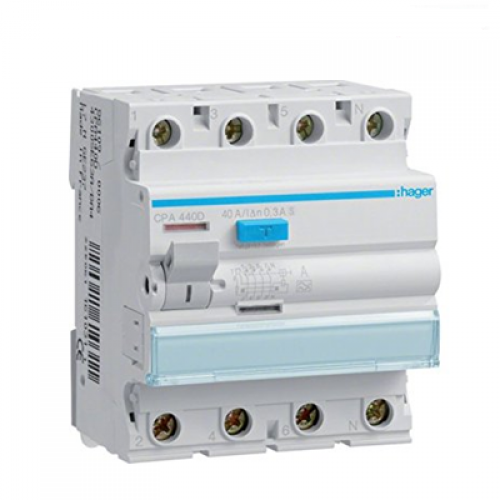 Cầu dao chống dòng rò, chống giật CD425B Hager