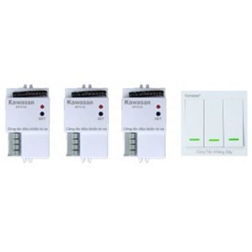 Bộ Combo công tắc điều khiển từ xa 3RF01D-RCT3 Kawasan