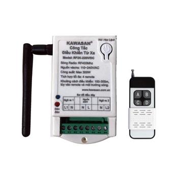 Công tắc điều khiển từ xa 2 kênh RF2K-12V-RM4B Kawasan