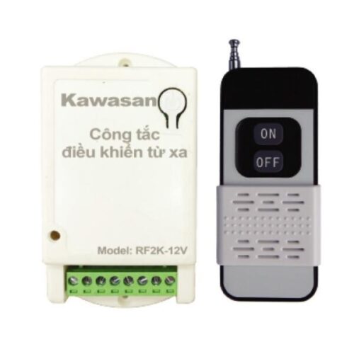 Công tắc điều khiển từ xa 2 kênh RF2K-12V-RM2C Kawasan