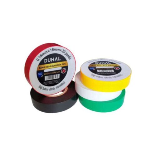 Băng keo cách điện PVC độ bám dính 130MIC S5K202 Duhal
