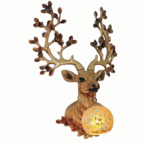 Đèn Vách Cổ Hình Đầu Hươu VC 9145/1 Hufa