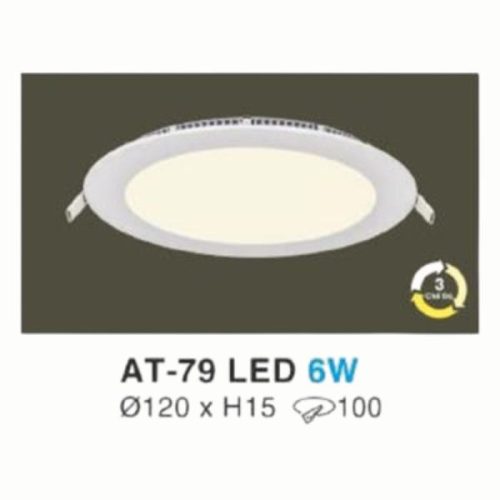 Led Âm Trần Siêu Mỏng Tròn Đổi Màu AT-79 LED Hufa