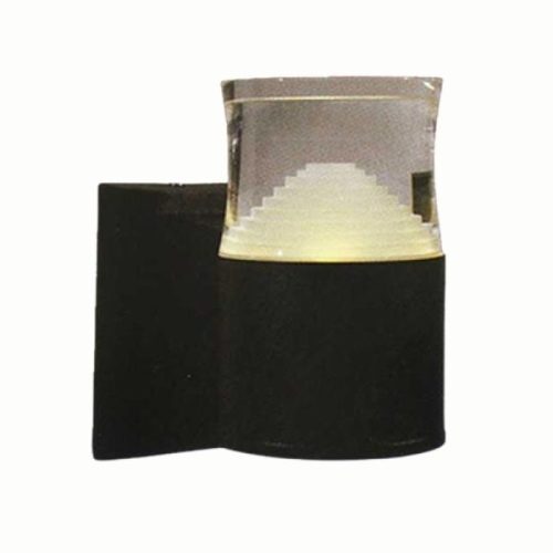 Đèn led vách hành lang AK 1180/1 ĐEN Hufa