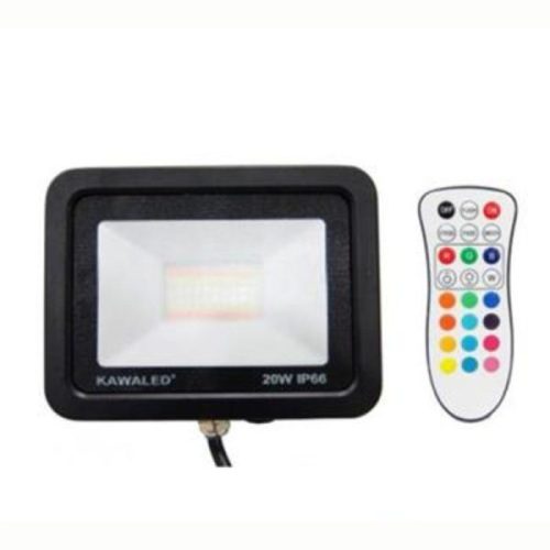 Đèn pha Led đổi màu RGB FL20W-RGB Kawaled