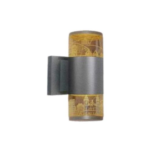 Đèn led vách hành lang AK 802/2 XÁM Hufa