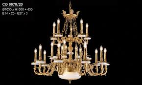 Đèn chùm đồng CĐ 8870/20 Hufa