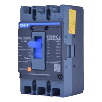 MCCB 3P NXM-160E/3300 bảo vệ quá tải và ngắn mạch. 309505 CHINT
