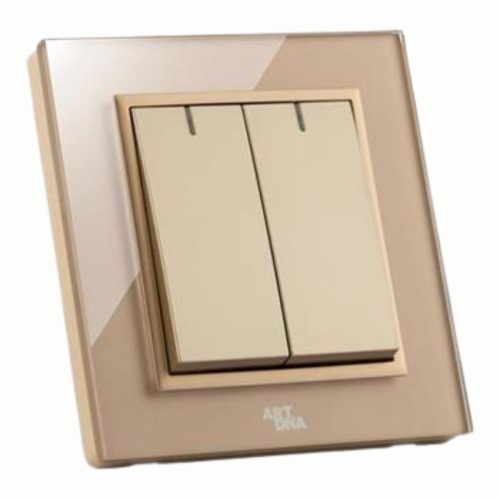 Công tắc đôi 1 chiều A78-K02A ARTDNA