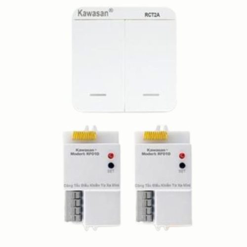 Bộ Combo công tắc điều khiển từ xa 2RF01D-RCT2 Kawasan