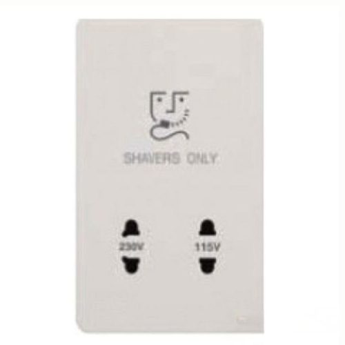 Ổ cắm dao cao râu 115/230VAC 20VA WGDHSR Hager