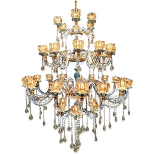 Đèn chùm nến CN 8318/6+12+16+6 Hufa