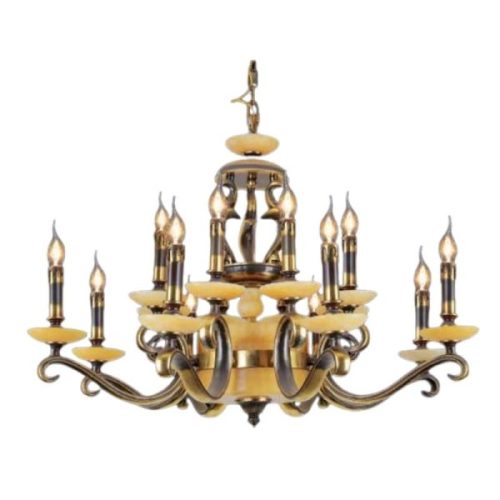 Đèn chùm đồng CĐ 1095/16 Hufa