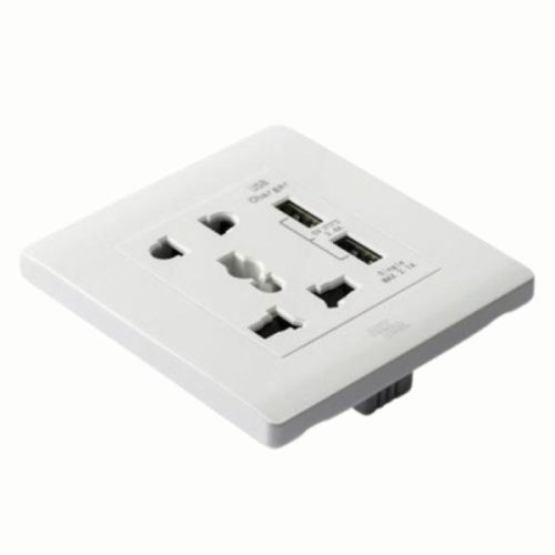 Ổ cắm đa năng + USB 5V + Type C A38-C06E32 ARTDNA