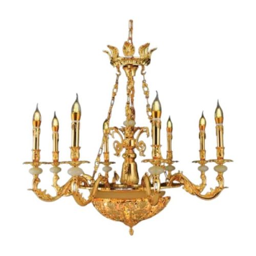 Đèn chùm đồng CĐ 1226/8 Hufa