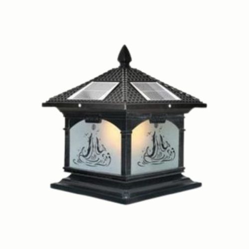 Đèn trụ cổng năng lượng mặt trời SOLAR-428A Euroto