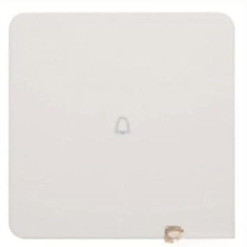 Công tắc chuông 1 cực 10A, nút bấm lớn WGDL111B Hager