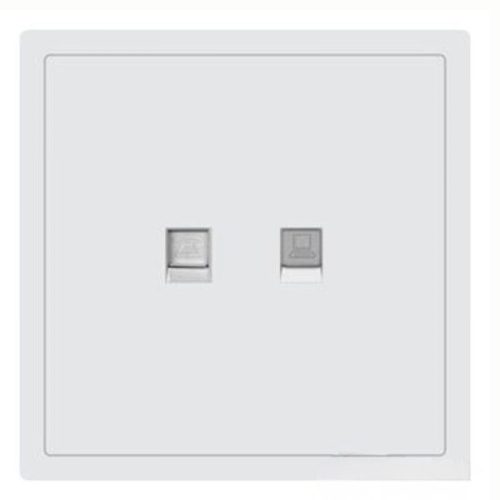 Bộ ổ cắm điện thoại và mạng cổ điển S1 series C1B029 Duhal