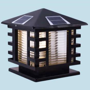 Đèn trụ cổng vuông NLMT TNL-12 Hufa