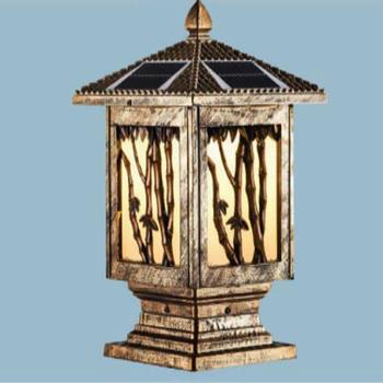 Đèn trụ cổng vuông NLMT TNL-14 Hufa