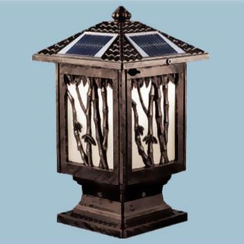Đèn trụ cổng vuông NLMT TNL-15 Hufa