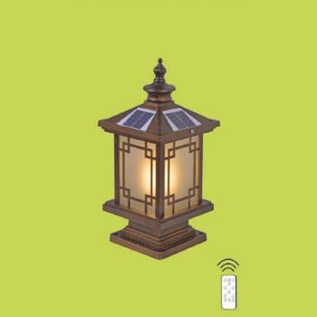 Đèn trụ cổng vuông NLMT TNL-17 Hufa