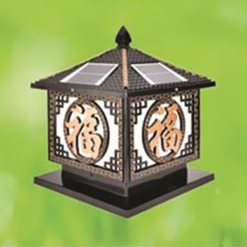 Đèn trụ cổng vuông NLMT TNL-20 Hufa