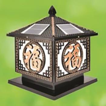 Đèn trụ cổng vuông NLMT TNL-21 Hufa