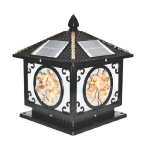 Đèn trụ cổng vuông NLMT TNL-26 Hufa