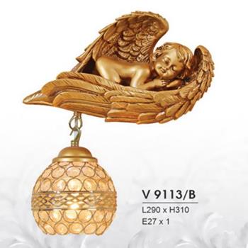 Đèn Vách Cổ Hình Thiên Thần V 9113/B Hufa