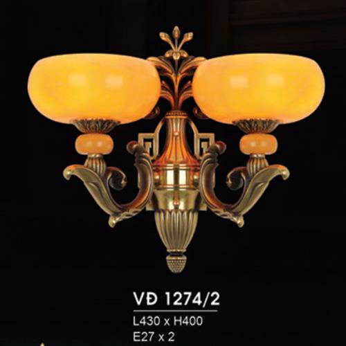 Đèn Vách Đồng VĐ 1274/2 Hufa