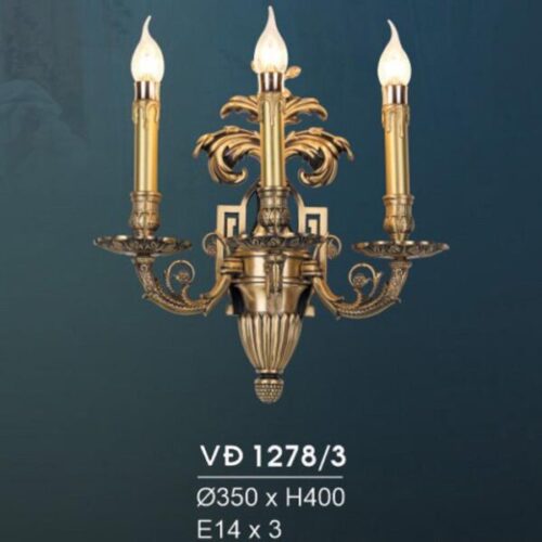Đèn vách đồng VĐ 1278/3 Hufa