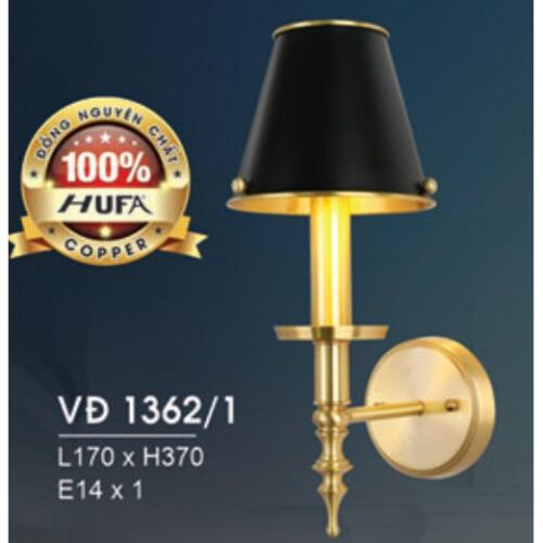 Đèn Vách Đồng VĐ 1362/1 Hufa