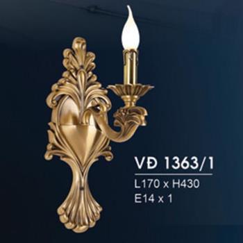 Đèn Vách Đồng VĐ 1363/1 Hufa
